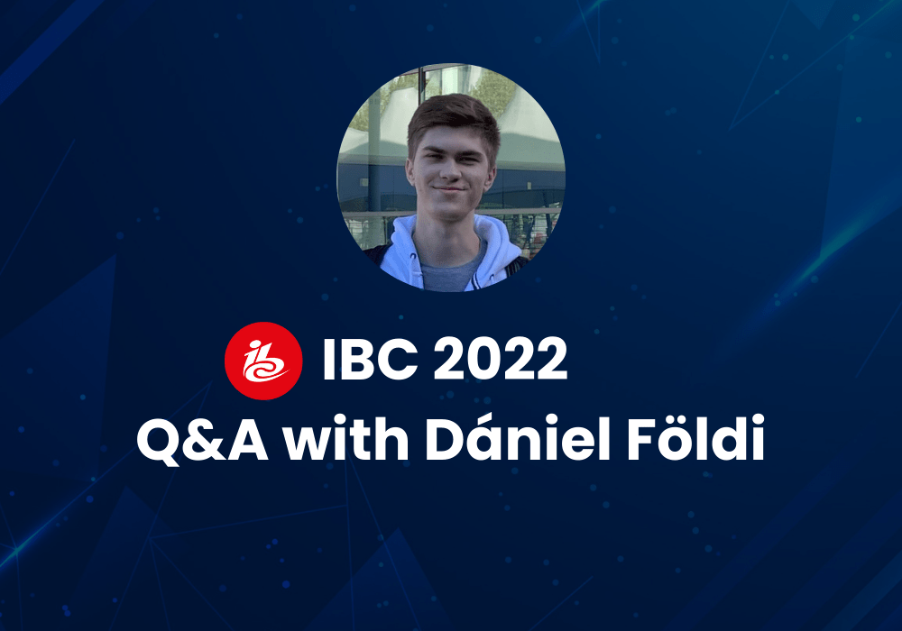 IBC 2022 Q&A with Dániel Földi